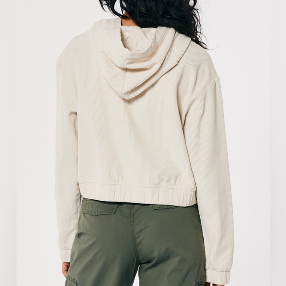 Hooded corduroy light jacket - Picture 2 of 6